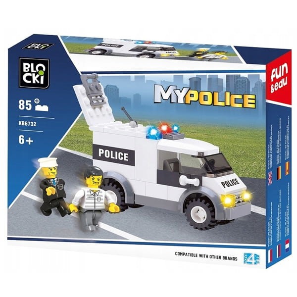Klocki Blocki MyPolice auto policja 85 el