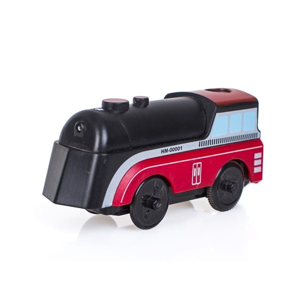 Pociąg kolejka lokomotywa z wagonikami
