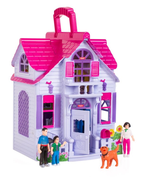 Domek dla lalek z mebelkami country house