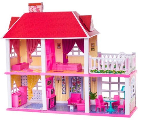 Domek dla lalek umeblowany my villa