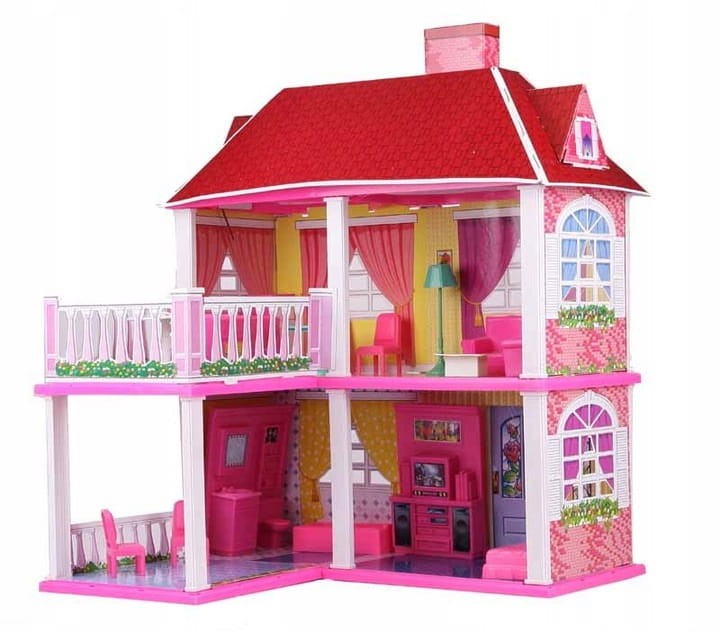 Domek dla lalek umeblowany my villa