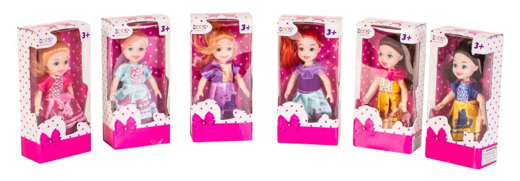 Lalka laleczka mini 6 kolorów