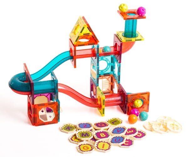 Klocki magnetyczne magnetic zestaw 78 elementów