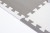 Mata piankowa edukacyjna duże puzzle 21 el. biało-szara