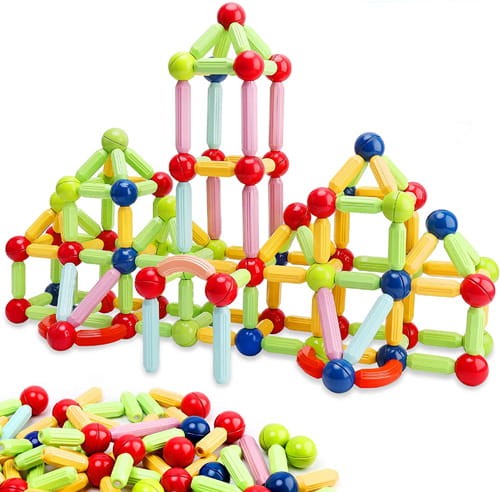 Klocki magnetyczne z kulkami magnetic sticks 58 el