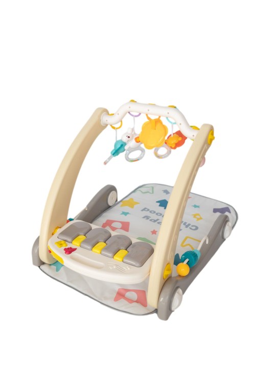 Chodzik pchacz z pianinkiem  Rack&walker 2w1 dla niemowląt