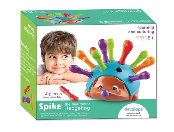 Jeżyk sorter Montessori nauka układanka edukacyjna