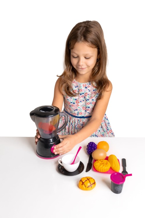 Blender na baterie z akcesoriami zestaw agd my little home