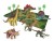 Zestaw figurek dinozaury 9 el. z akcesoriami + mata