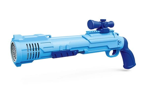 Duży automatyczny pistolet karabin na bańki mydle podświetlany