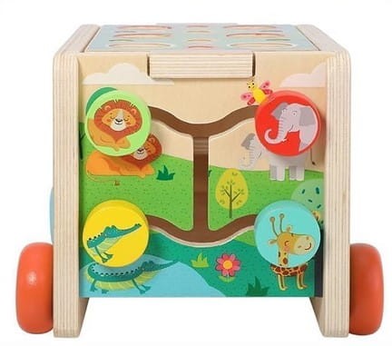 Montessori sorter klocków auto złap robaczka układanka robaczki marchewki zwierzęta