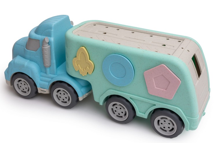 Laweta ciężarówka auto + 4 auta BIOplastik