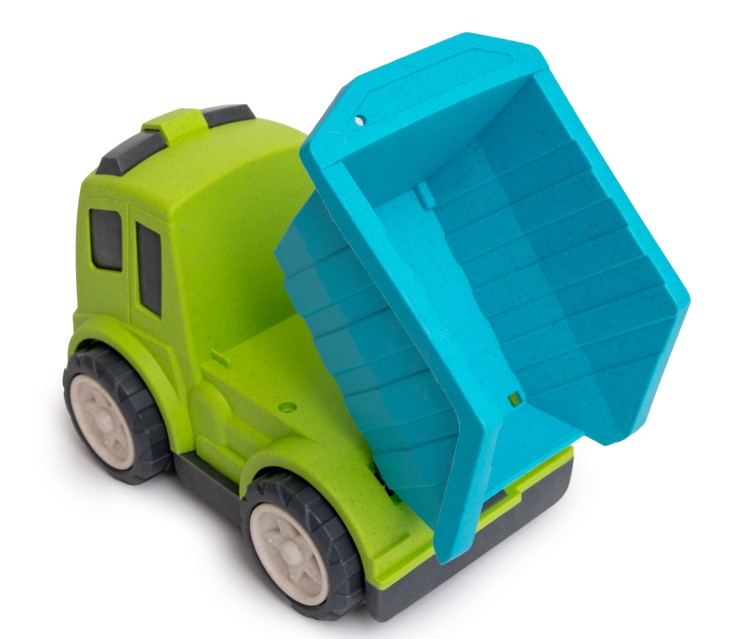 Zestaw 2 pojazdy autka budowlane z BIOplastik