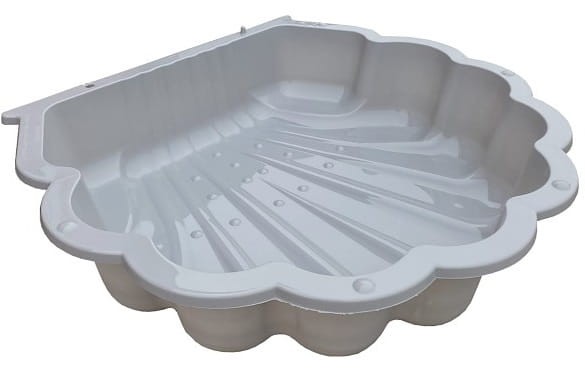 Paradiso piaskownica basenik muszla 2w1 - zestaw 2 sztuki shell