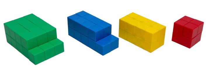 Zestaw 138 el. klocków- Klocki magnetyczne edukacyjne 69 el. x 2
