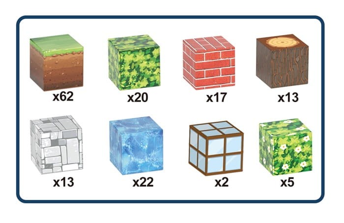 Klocki magnetyczne sześciany 154 el