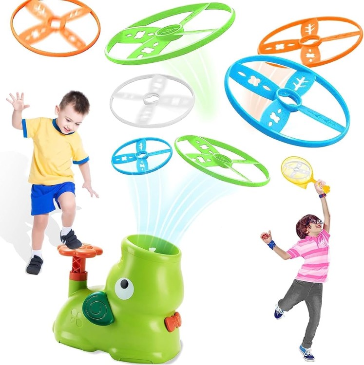 Wyrzutnia dysków złap frisbee gra zręcznościowa