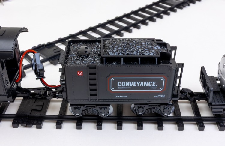 Dymiąca kolejka z torami Rail King sterowana pilotem