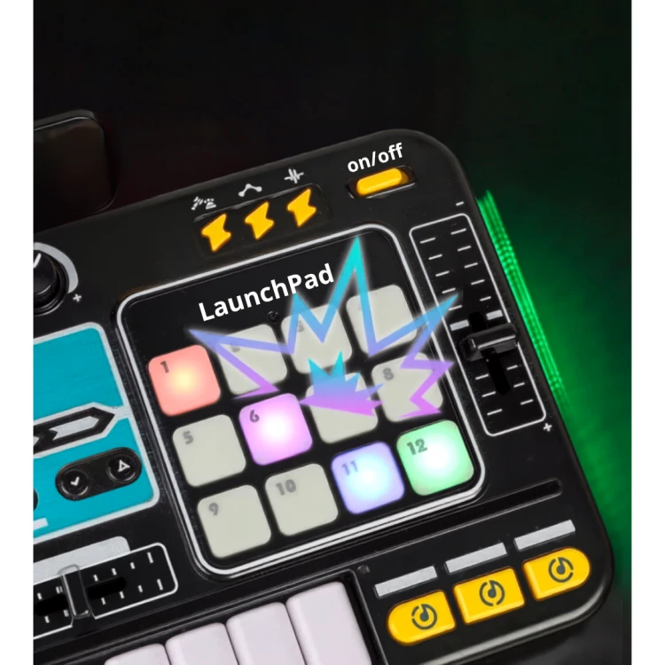 konsola dj z mikrofonem led bluetooth
