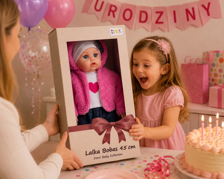 prezent na urodziny lalka 45 cm doris