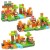 Klocki Magnetyczne sześciany Świat Mario 137 elementów + 3 światełka LED