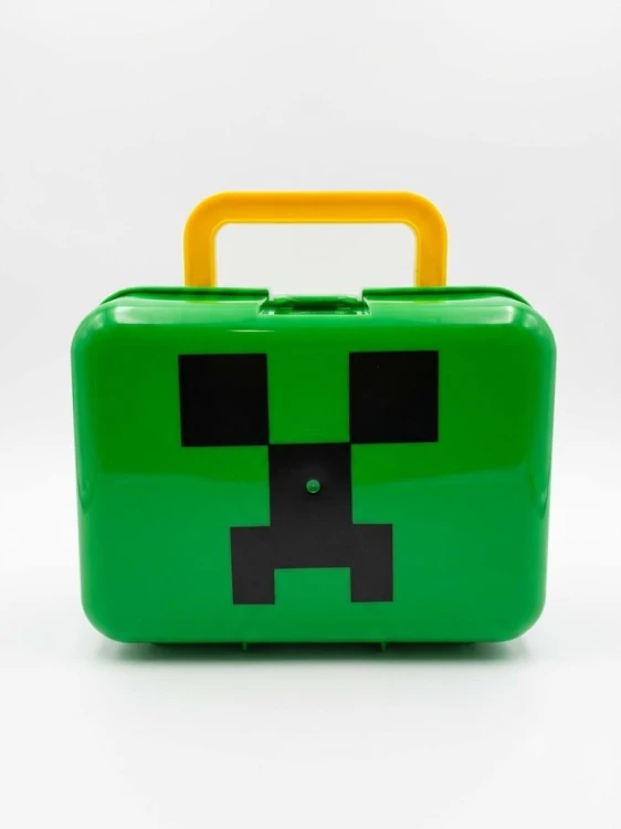 Klocki magnetyczne sześciany 3D pixele w walizce + figurki