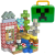 Klocki magnetyczne sześciany 3D pixele w walizce + figurki
