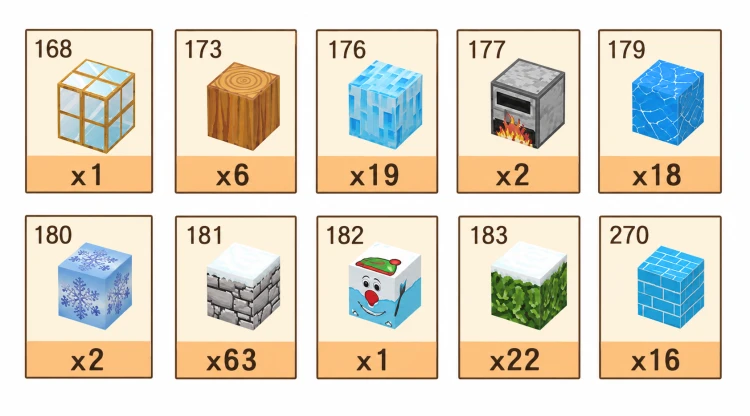 Klocki magnetyczne sześciany kostki 3D pixele 150 elementów
