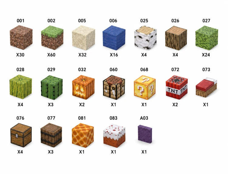 Klocki magnetyczne sześciany kostki 3D pixele 200 elementów