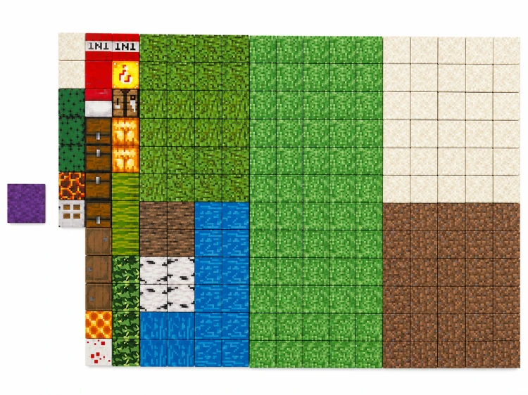 Klocki magnetyczne sześciany kostki 3D pixele 200 elementów