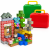 Klocki magnetyczne sześciany 3D pixele w walizce + figurki